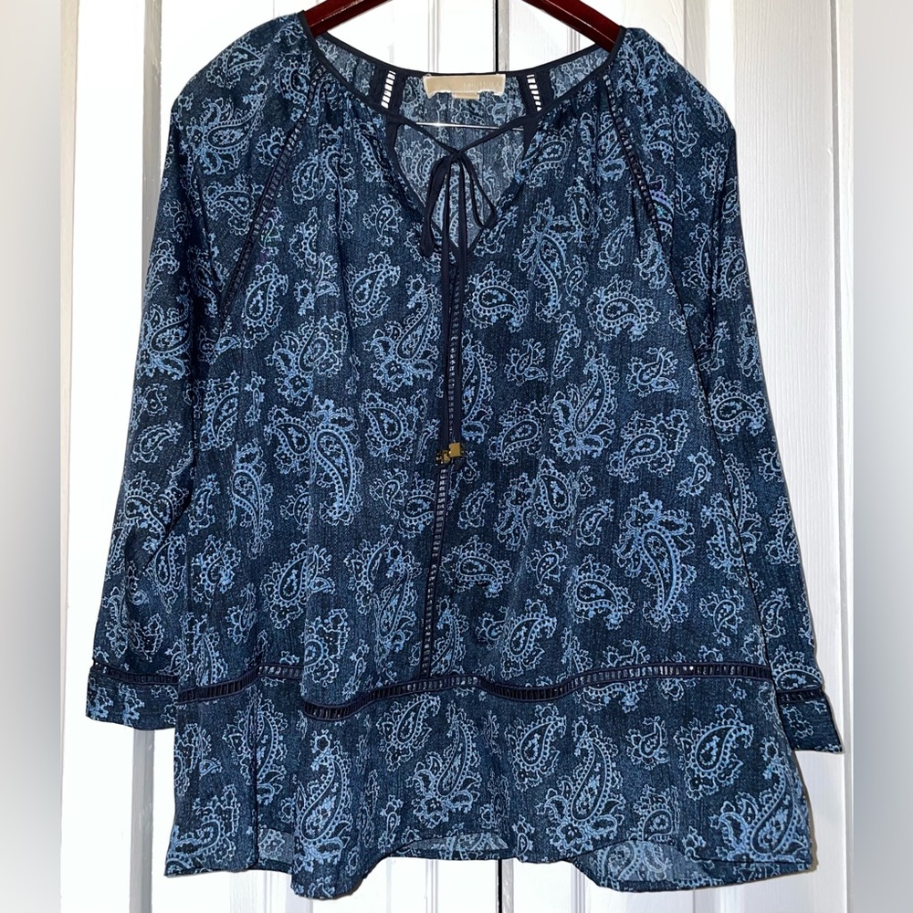 Micheal Kors Paisley Print Blouse